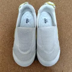 IFME ホワイト/イエロー 上履き