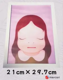 ＊奈良美智　B2ポスター木製額装品②＊ 奈良美智 ポスター2点セット(額装済) yoshitomo nara 奈良美智