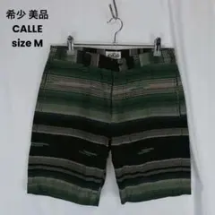 希少 美品 CALLE ネイティブ ボーダー ハーフパンツ ショーツのサムネイル