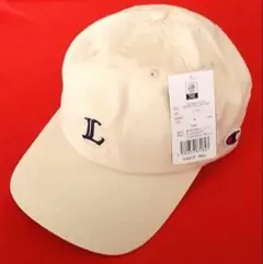 Champion × LIONS WASHED TWILL CAP IVORY