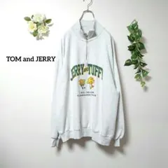 トムとジェリー ハーフジップ トレーナー スウェット М