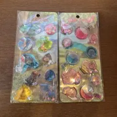 こびとづかん　キラリンウォーターシール　２枚セット