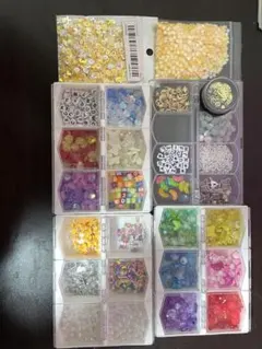 ビーズ・スパンコール・チャームセット　バラ売り場可