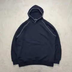 ✨90s！美品！XL✨old UNIQLO hoodie ネイビー パーカー