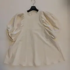 美品　eLLa doby dot jacquard blouse