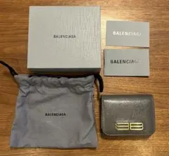BALENCIAGA 三つ折り財布 グレー