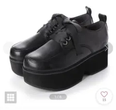 YOSUKE/ヨースケ 本革厚底レースアップシューズ （ブラック）