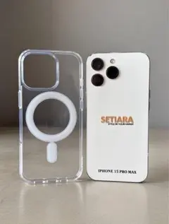 iPhone 15Pro Max用 クリアケース（MagSafe対応・磁力強化）