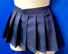 マイクロミニ✿ネイビープリーツスカート・Mサイズ