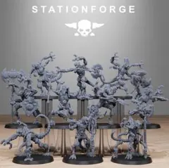 StationForge 3Dプリントミニチュア 10体 ウォーハンマー - メルカリ