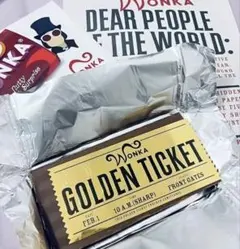 【新品】チャーリーとチョコレート工場 WONKA ゴールデンチケット レプリカ