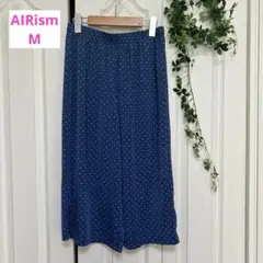 《UNIQLO》AIRism ドット ステテコ ネイビー ブルー Mサイズ