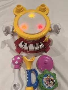 楽器6種類で遊べる　ディズニー マジックバンド 知育玩具 楽器セット