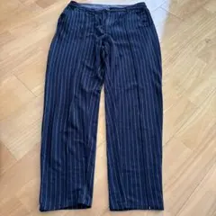 ⭐️同梱無料⭐️ ネイビー ストライプ パンツ