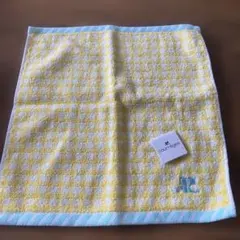チェック柄タオルハンカチ