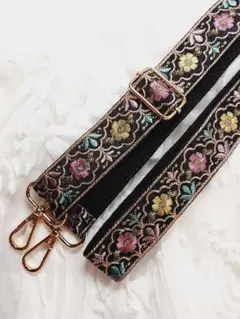 特価J-20インド刺繍リボン※ショルダーストラップ　スマホストラップ　送料込み