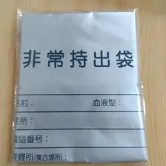 非常持出袋（ナップサック型）