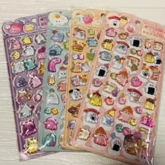 【公式】オバケーヌ 4枚セット ぷっくりシール うるちゅる ドロップシール