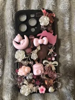 iPhone16pro ハンドメイド スマホケース デコ電