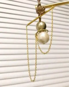 ゴールドパールイヤリング