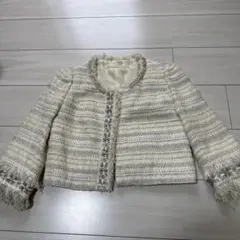 Snidel ノーカラージャケット アイボリー