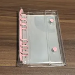A6 シール帳　新品 ライトピンク　ピンク　リフィル付き　バインダー
