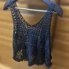 ルコリ✰︎かぎ針フリンジベストのサムネイル