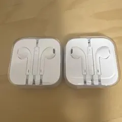 Apple EarPods 2セット ホワイト ケース付き