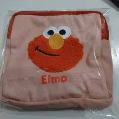 匿名配送 セサミストリート もこもこポーチ3 エルモ