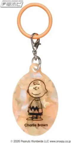 PEANUTS　スヌーピー　ガチャ　マーブルアクリルチャーム　チャーリー