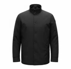 Moncler ロンハーマン別注黒色ダウンシャツジャケットサイズ1 未使用品 ロンハーマンでしか買えない】「モンクレール」に別注した黒一色の