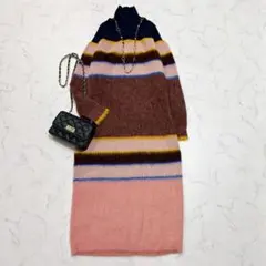 き*え様 【年末感謝価格】✨スポーツマックス ロングニットワンピース モヘア