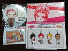 赤司征十郎 4点セット BIG缶バッジ 缶バッジ ラバーストラップ 手ぬぐい