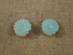 チェコ製 ビンテージガラスのイヤリング