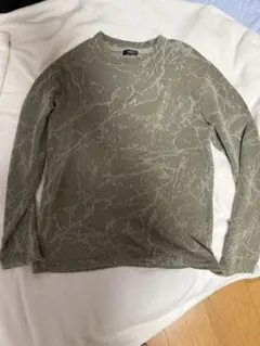 BEAMS ワッフル クルーネック 長袖カットソー 迷彩 L - メルカリ