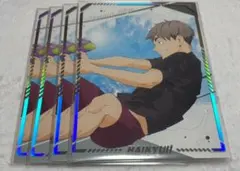 ハイキュー 宮治 水遊び ポートレート 4点
