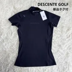 【デサントゴルフ】新品タグ付 モックネック ネイビー Sサイズ レディースのサムネイル