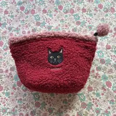 新品 ノアファミリー noa family ポーチ 猫雑貨 猫グッズ モコモコ