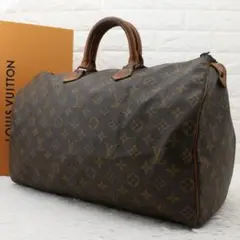 ルイヴィトン モノグラム ハンドバッグ スピーディー40 M41522 ヌメ革