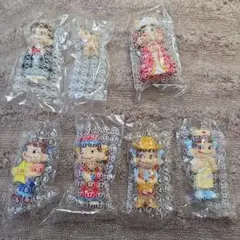 不二家ペコちゃん　ポコちゃん キーホルダーチャーム セット
