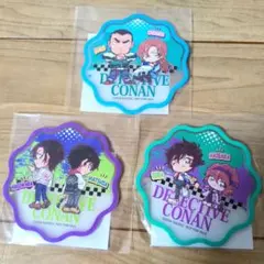 【未開封】名探偵コナン ラバーコースター 3個セット くら寿司