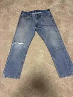 Levi’s リーバイス505ダメージデニム　w34l32