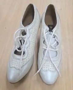Tangni 社交ダンス シューズ 白 23 未使用