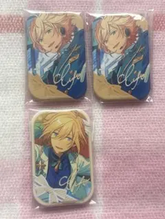 【最終値下げ】 あんスタ 一番カフェ スクエア 缶バッジ fine 英智 3個