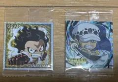 ワンピース ウエハースシール　GR ルフィ＆ロー セット