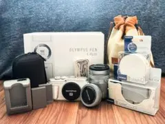OLYMPUS PEN E-PL10 ダブルズームキット 白（おまけつき）のサムネイル