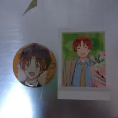 ヘタリア 郵便屋ver. 缶バッジ、トレカイタリアセット