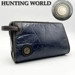 美品★HUNTING WORLD ハンディングワールドセカンドバッグ★170