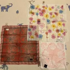 LANVIN ハンカチ3枚セット