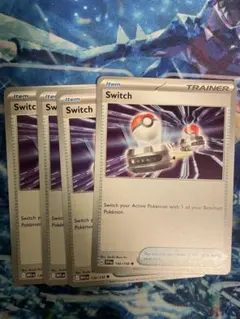 ポケモンいれかえ 英語版 4枚セット